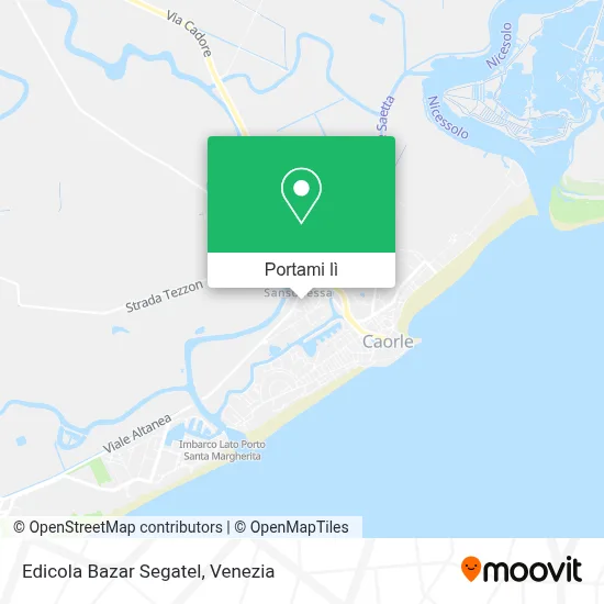 Mappa Edicola Bazar Segatel