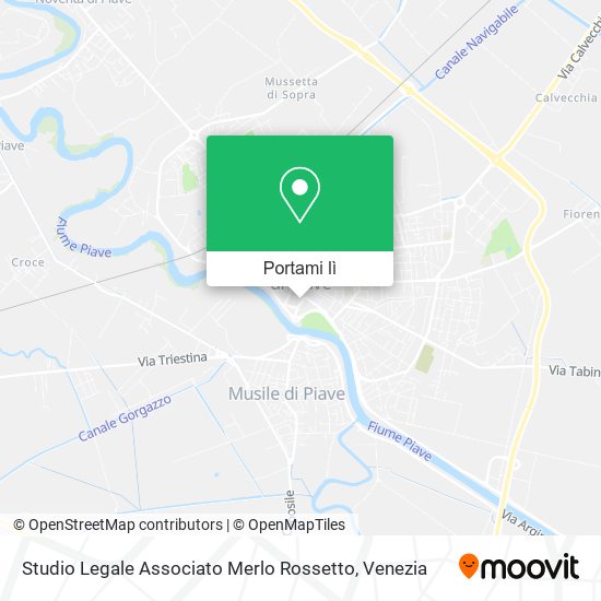Mappa Studio Legale Associato Merlo Rossetto