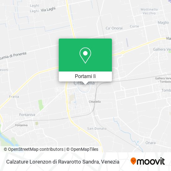 Mappa Calzature Lorenzon di Ravarotto Sandra