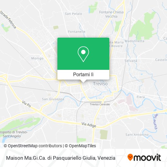 Mappa Maison Ma.Gi.Ca. di Pasquariello Giulia