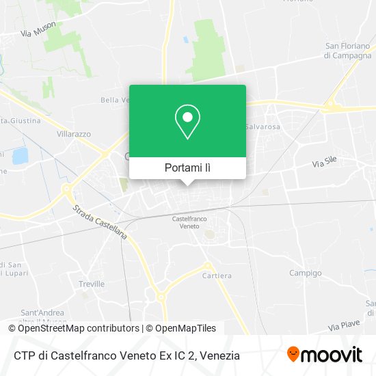 Mappa CTP di Castelfranco Veneto Ex IC 2