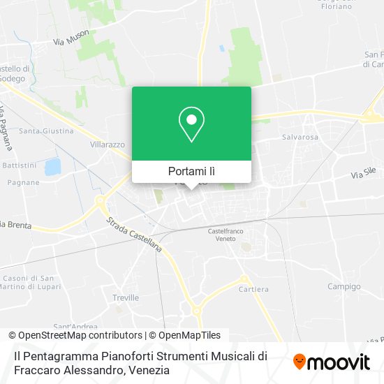 Mappa Il Pentagramma Pianoforti Strumenti Musicali di Fraccaro Alessandro
