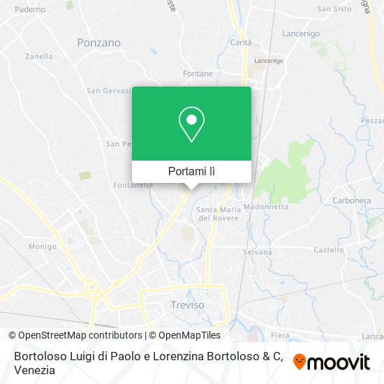 Mappa Bortoloso Luigi di Paolo e Lorenzina Bortoloso & C