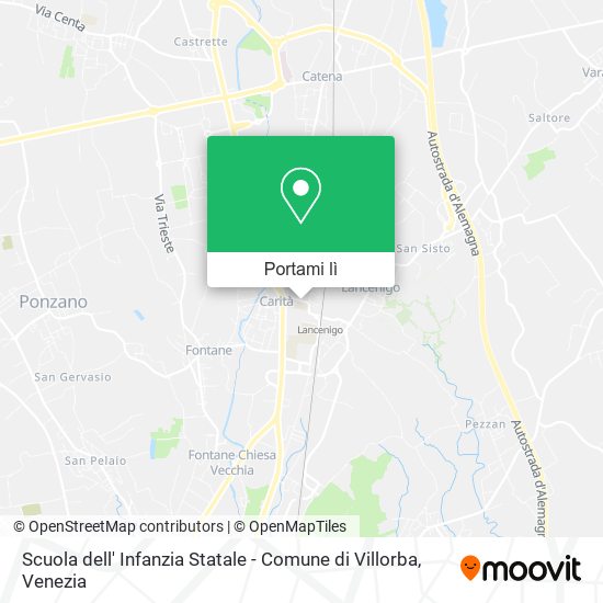 Mappa Scuola dell' Infanzia Statale - Comune di Villorba