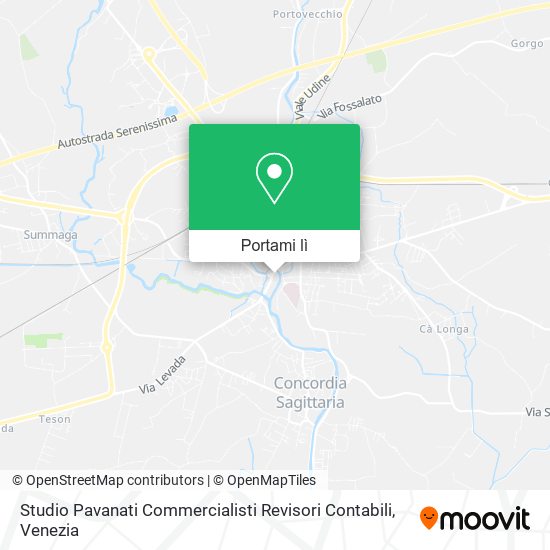 Mappa Studio Pavanati Commercialisti Revisori Contabili
