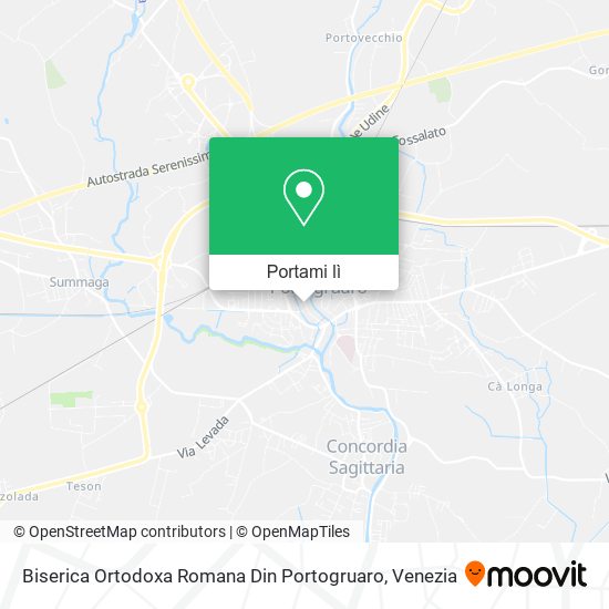 Mappa Biserica Ortodoxa Romana Din Portogruaro