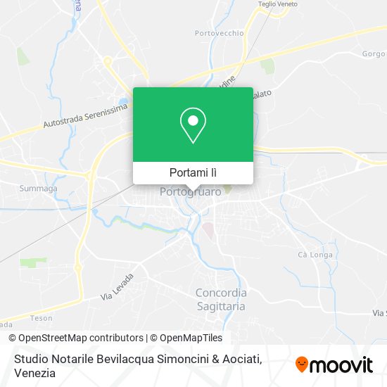 Mappa Studio Notarile Bevilacqua Simoncini & Aociati