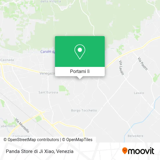 Mappa Panda Store di Ji Xiao