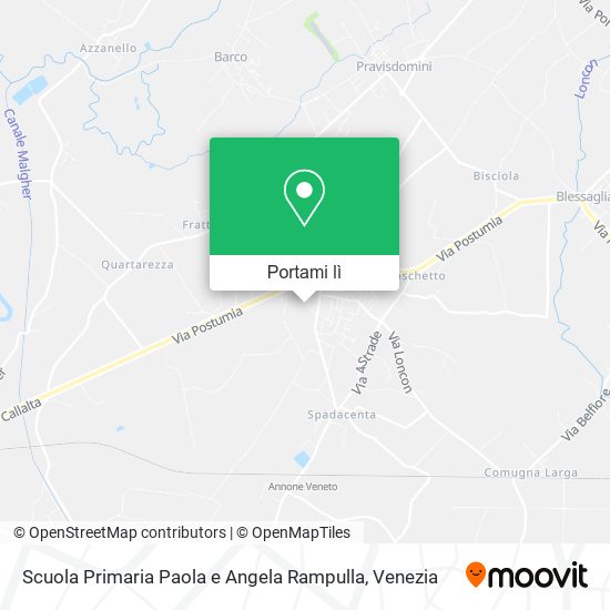 Mappa Scuola Primaria Paola e Angela Rampulla