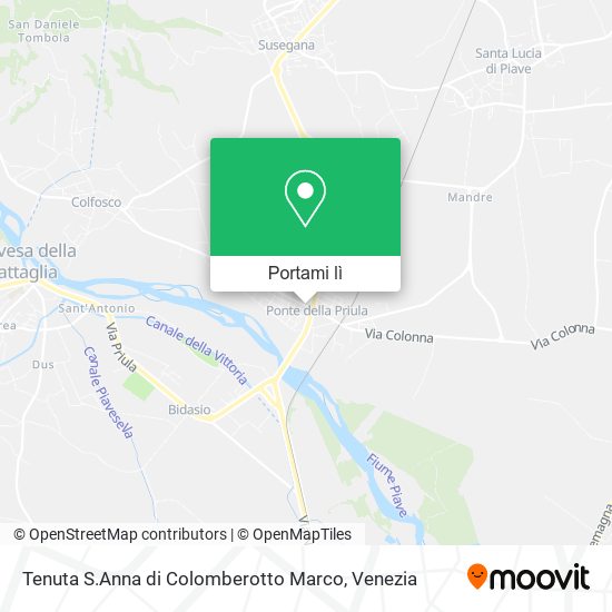 Mappa Tenuta S.Anna di Colomberotto Marco