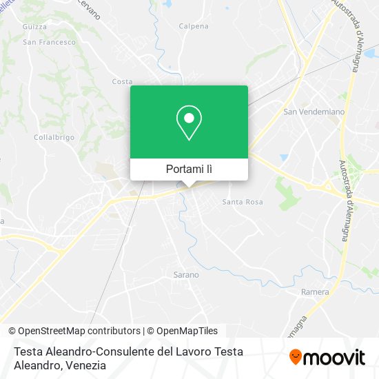 Mappa Testa Aleandro-Consulente del Lavoro Testa Aleandro