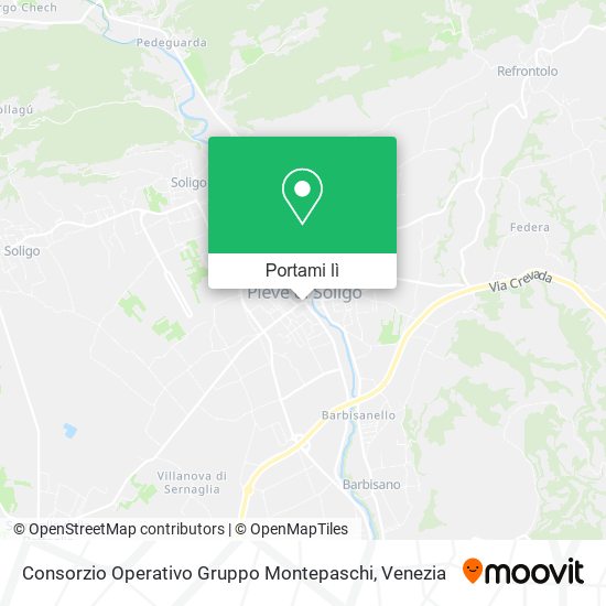 Mappa Consorzio Operativo Gruppo Montepaschi