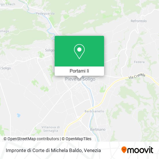 Mappa Impronte di Corte di Michela Baldo