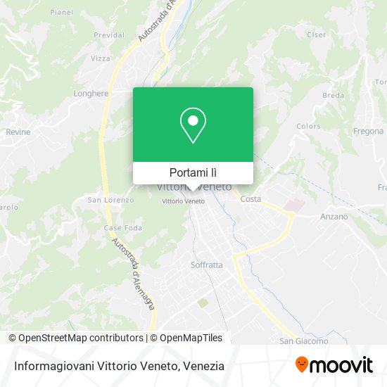 Mappa Informagiovani Vittorio Veneto
