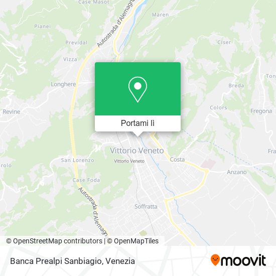 Mappa Banca Prealpi Sanbiagio