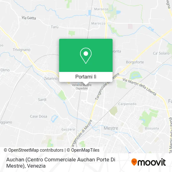 Mappa Auchan (Centro Commerciale Auchan Porte Di Mestre)