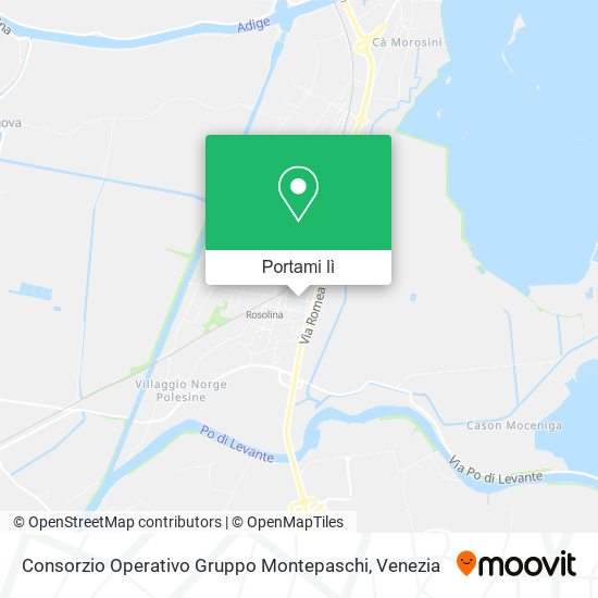 Mappa Consorzio Operativo Gruppo Montepaschi
