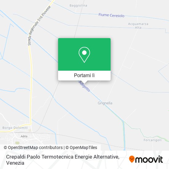 Mappa Crepaldi Paolo Termotecnica Energie Alternative