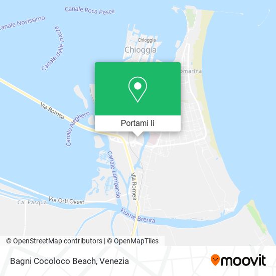Mappa Bagni Cocoloco Beach