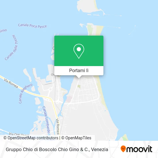 Mappa Gruppo Chio di Boscolo Chio Gino & C.