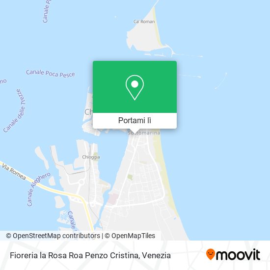 Mappa Fioreria la Rosa Roa Penzo Cristina