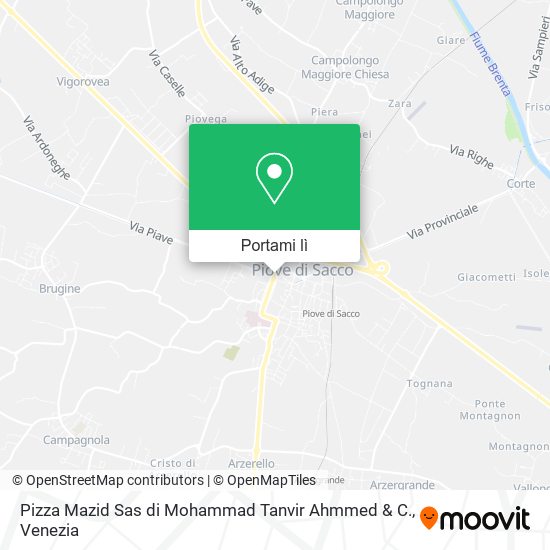 Mappa Pizza Mazid Sas di Mohammad Tanvir Ahmmed & C.