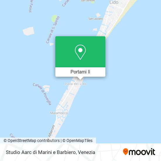 Mappa Studio Aarc di Marini e Barbiero