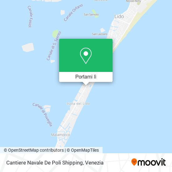 Mappa Cantiere Navale De Poli Shipping