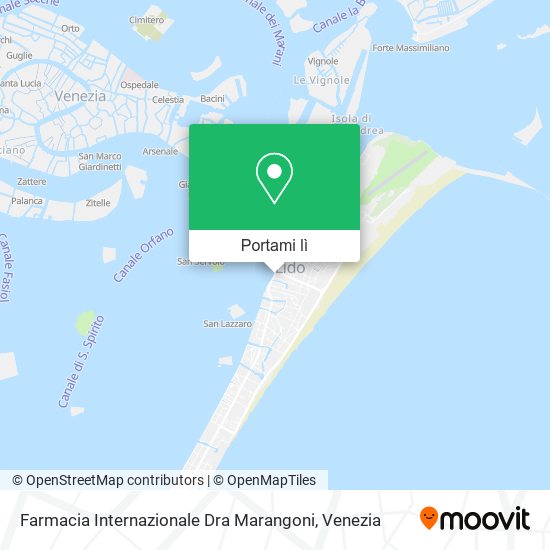 Mappa Farmacia Internazionale Dra Marangoni