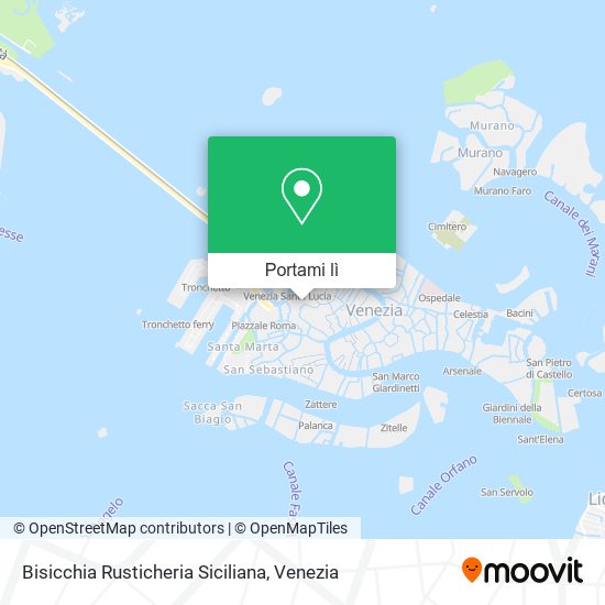 Mappa Bisicchia Rusticheria Siciliana