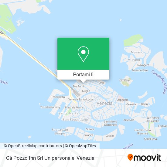 Mappa Cà Pozzo Inn Srl Unipersonale