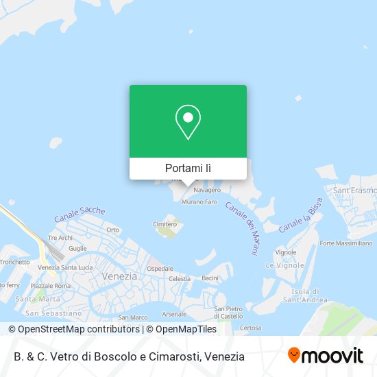 Mappa B. & C. Vetro di Boscolo e Cimarosti
