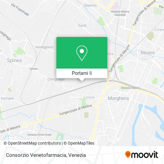 Mappa Consorzio Venetofarmacia
