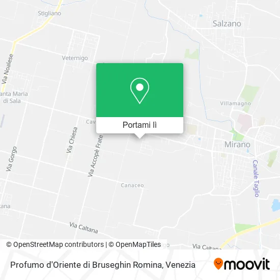 Mappa Profumo d'Oriente di Bruseghin Romina
