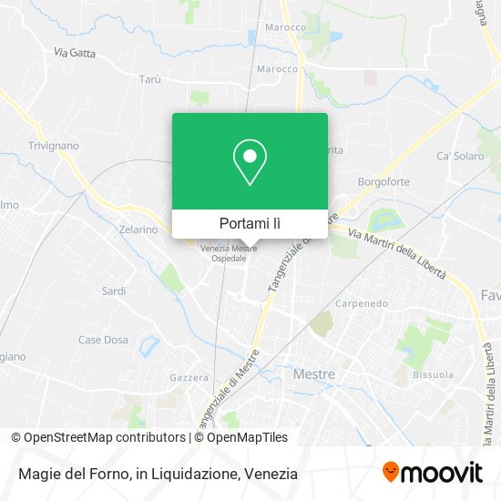 Mappa Magie del Forno, in Liquidazione