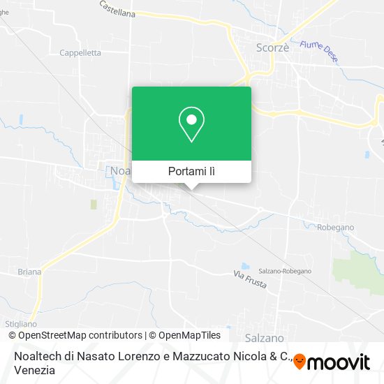 Mappa Noaltech di Nasato Lorenzo e Mazzucato Nicola & C.