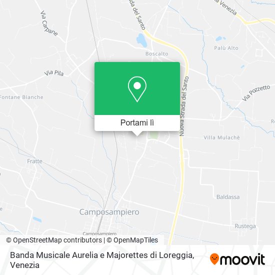 Mappa Banda Musicale Aurelia e Majorettes di Loreggia