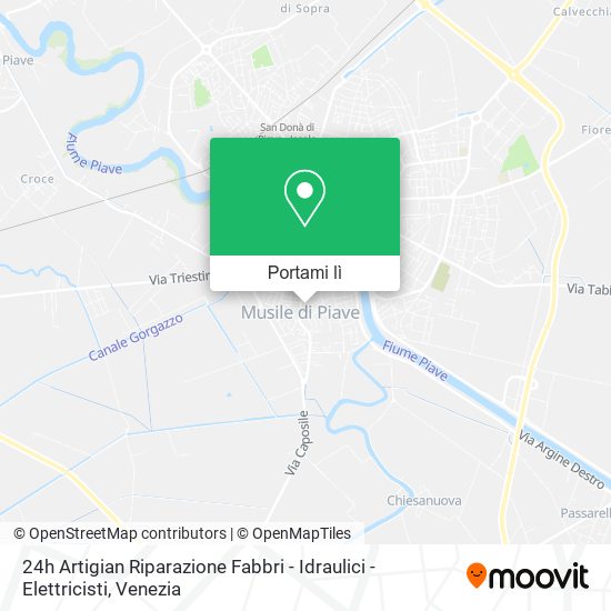 Mappa 24h Artigian Riparazione Fabbri - Idraulici - Elettricisti