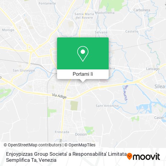 Mappa Enjoypizzas Group Societa' a Responsabilita' Limitata Semplifica Ta
