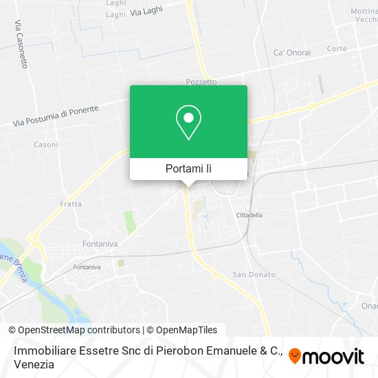 Mappa Immobiliare Essetre Snc di Pierobon Emanuele & C.