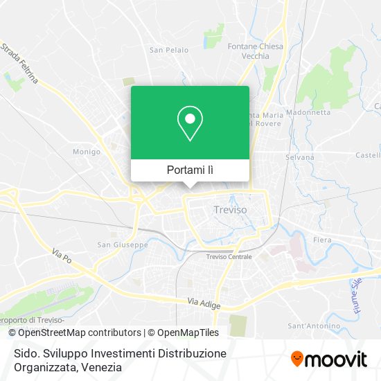 Mappa Sido. Sviluppo Investimenti Distribuzione Organizzata