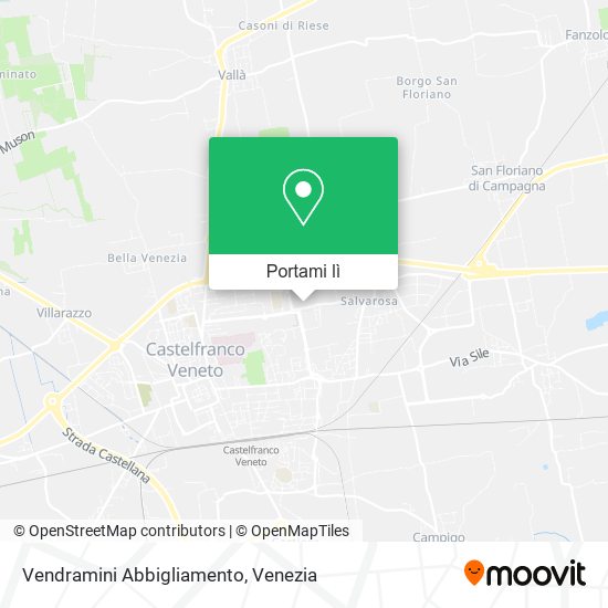 Mappa Vendramini Abbigliamento