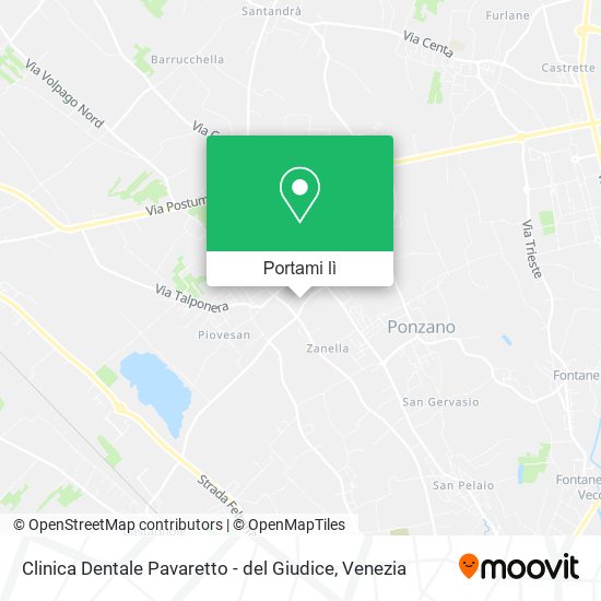 Mappa Clinica Dentale Pavaretto - del Giudice