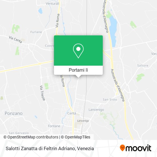 Mappa Salotti Zanatta di Feltrin Adriano