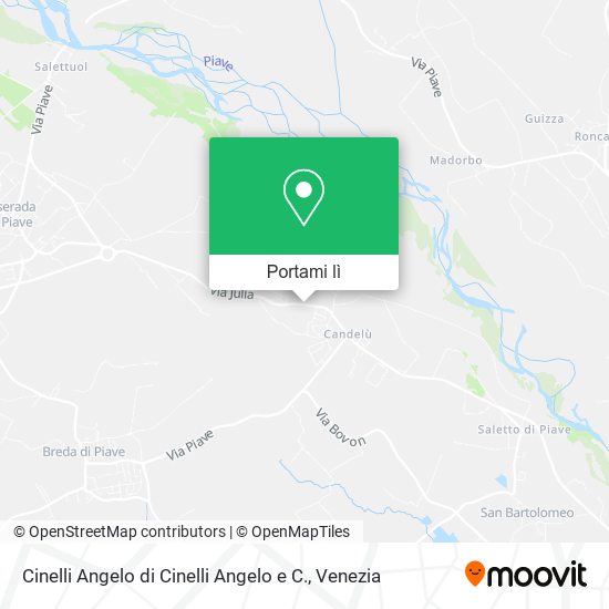 Mappa Cinelli Angelo di Cinelli Angelo e C.