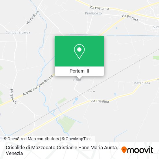 Mappa Crisalide di Mazzocato Cristian e Pane Maria Aunta