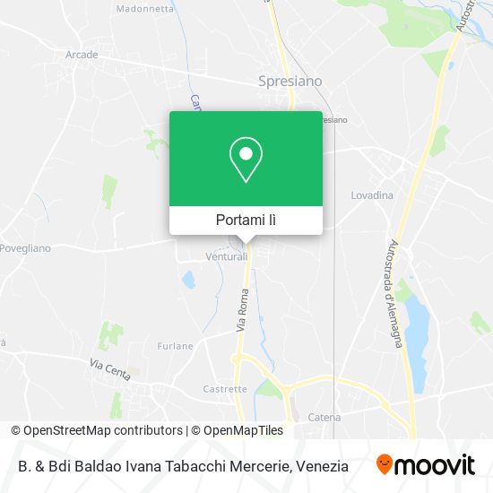 Mappa B. & Bdi Baldao Ivana Tabacchi Mercerie