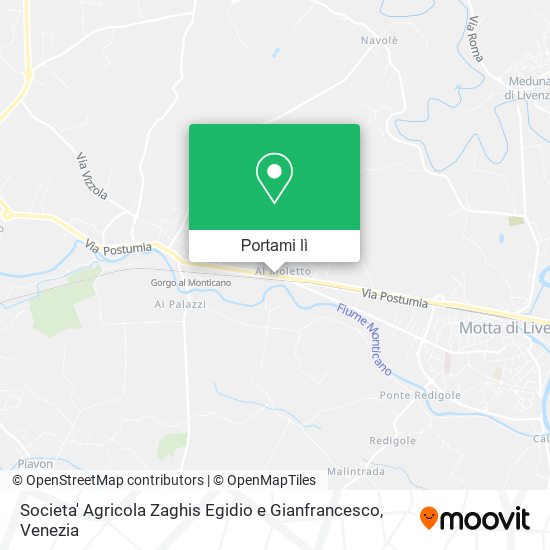 Mappa Societa' Agricola Zaghis Egidio e Gianfrancesco