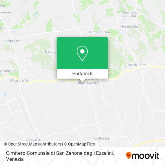 Mappa Cimitero Comunale di San Zenone degli Ezzelini