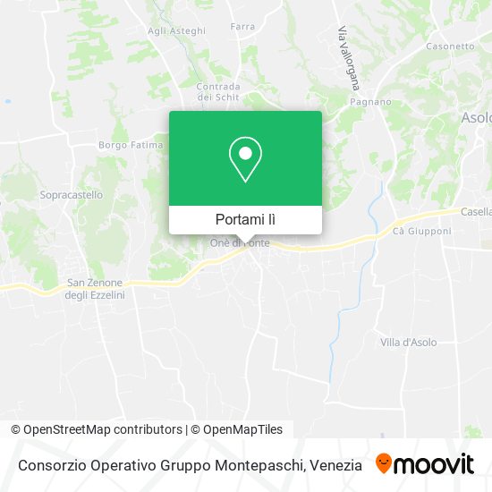 Mappa Consorzio Operativo Gruppo Montepaschi